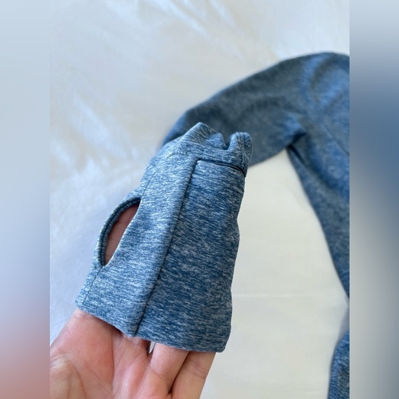 Lululemon | Women’s SZ 6 | Runderful Long Sleeve Top | Heathered Blue Run Pocket - Picture 9 of 9